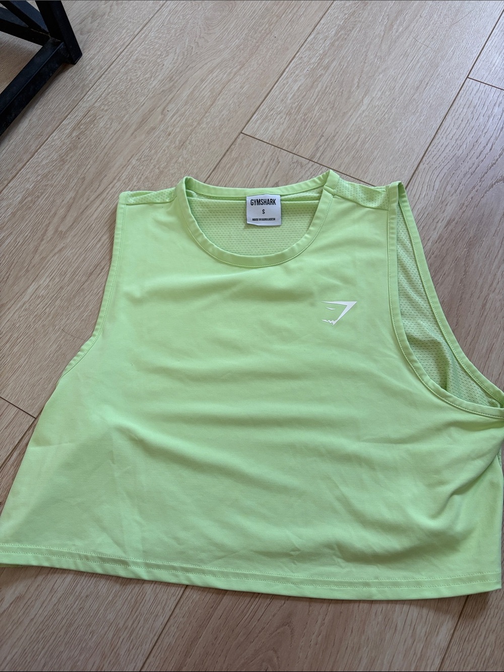 Gymshark Women’s Neon Lime Cropped Tank